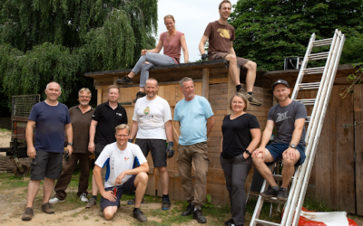 Tatkräftige Unterstützung der Mitarbeiter:innen von Airbus